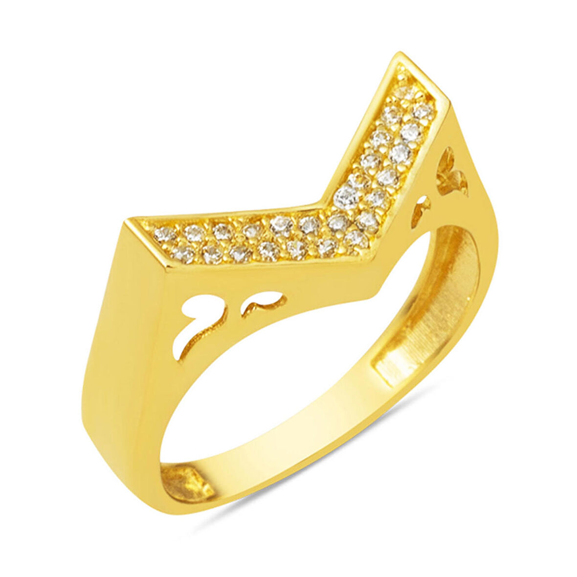 Çavuş Model Su Yolu 14 Ayar Altın Yüzük