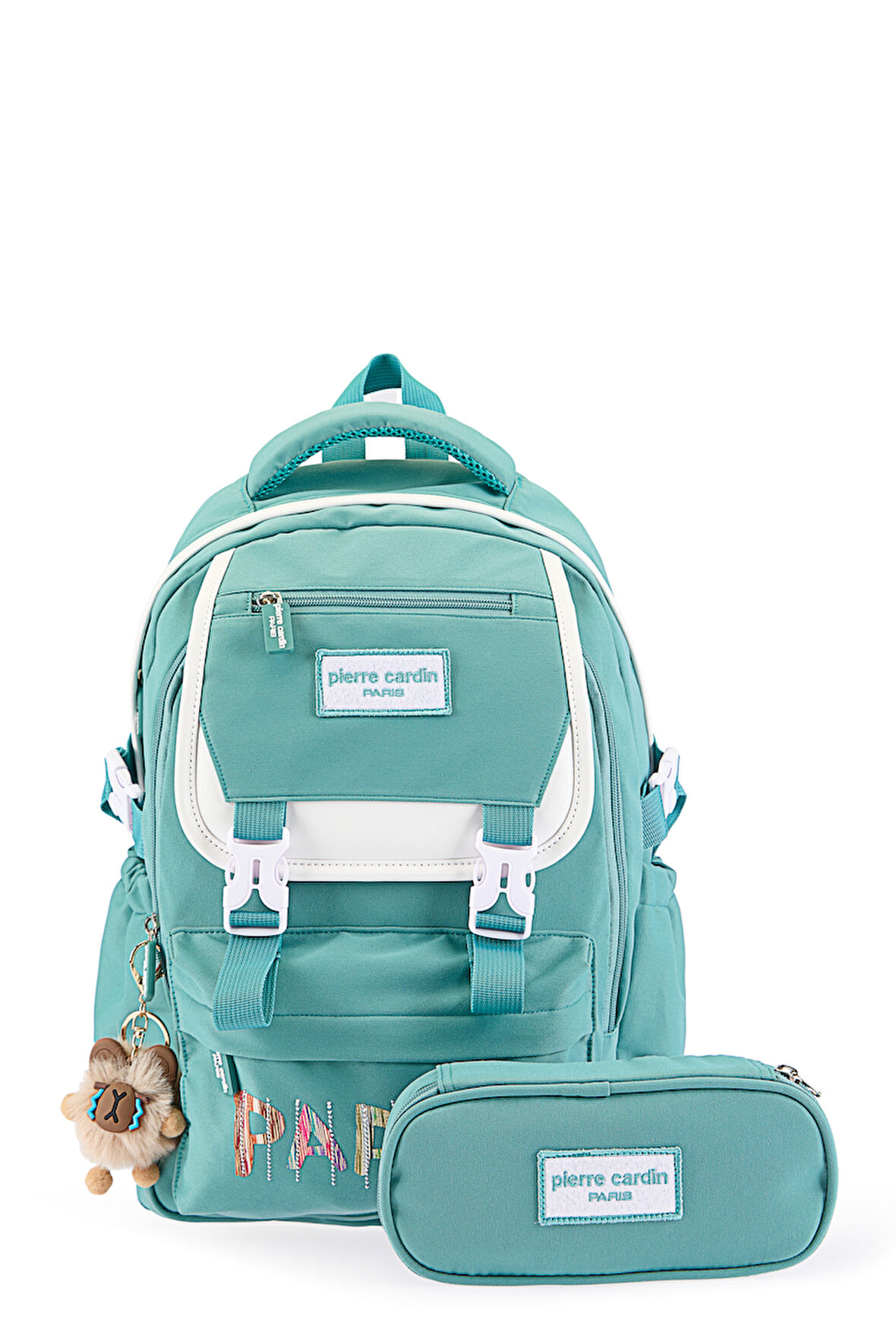 Pierre Cardin Unisex Okul Çanta Seti PCSET07PC1111802-Yeşil