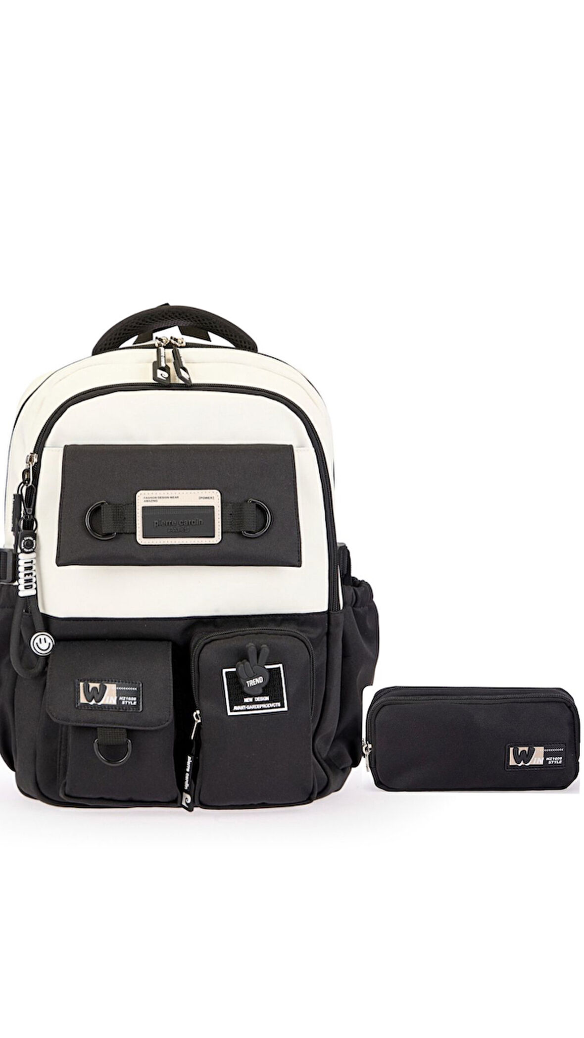 Pierre Cardin Unisex Okul Çanta Seti PCSET07PC1882801-Siyah