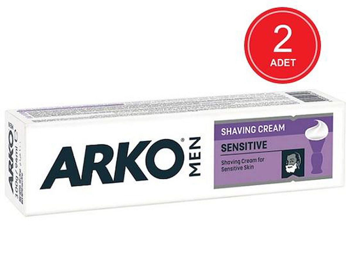 Arko Men Sensitive Tıraş Kremi 2 x 100 G