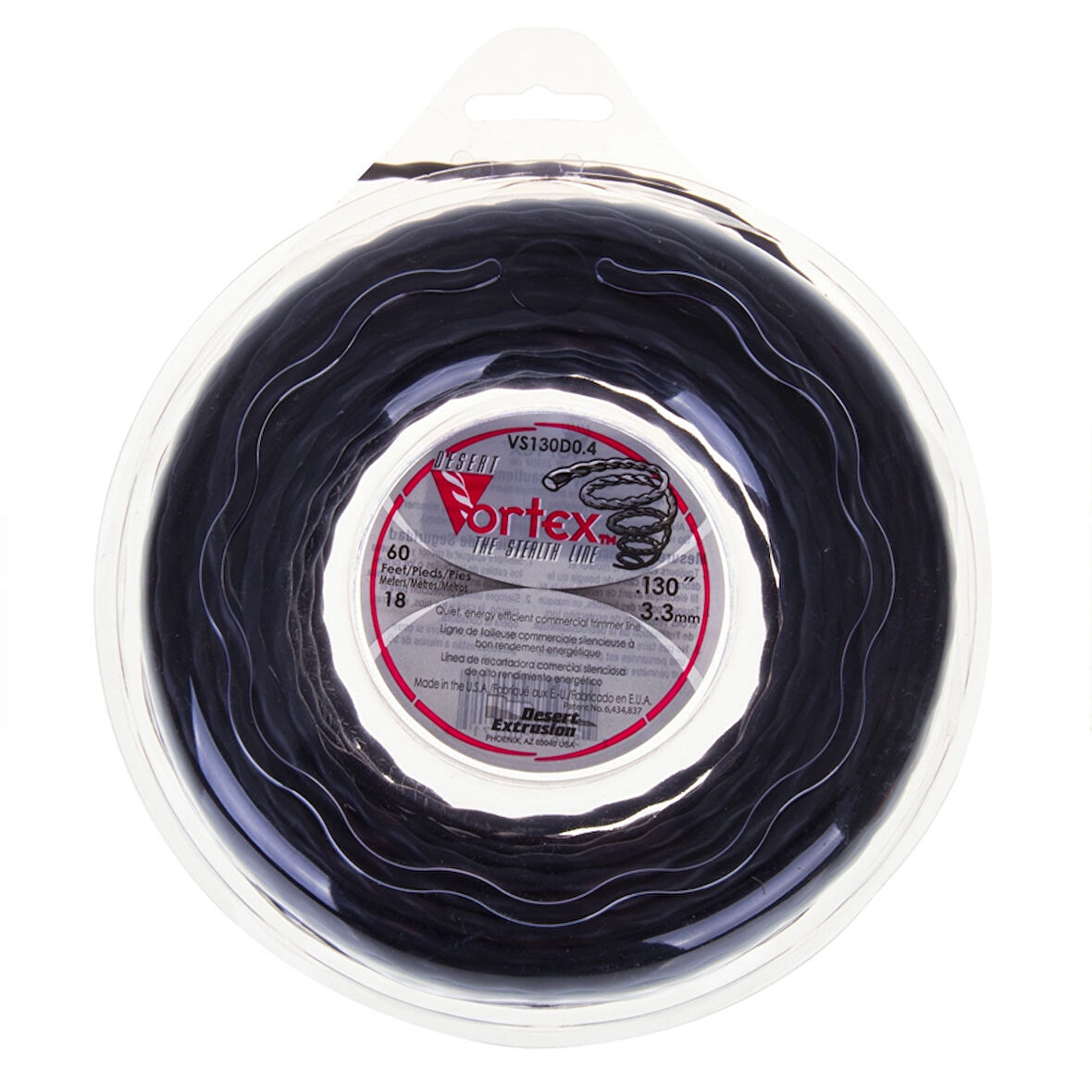 Desert 3.3mm 18m Burgulu Siyah Misina