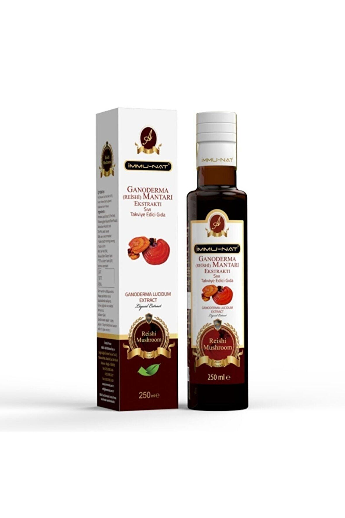 Immunat Reishi Mantarı Ganoderma Sıvı Ekstraktı 250ml