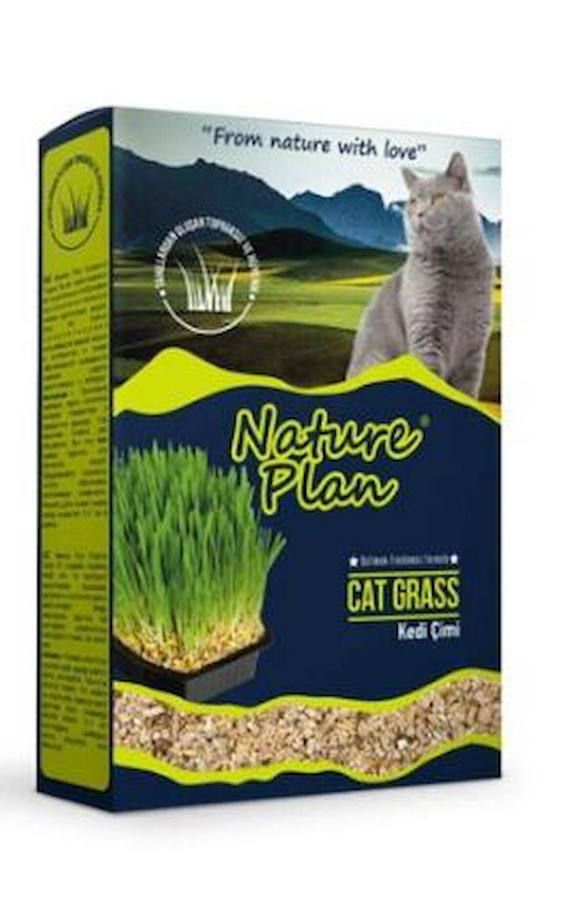 NATURE PLAN KEDİ ÇİMİ CAT GRASS 500 ML X 5 ADET