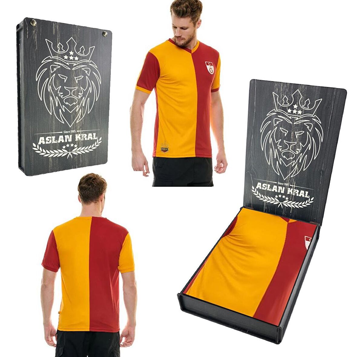 Galatasaray Orijinal Metin Oktay Fan Forma Özel Ahşap Kutulu