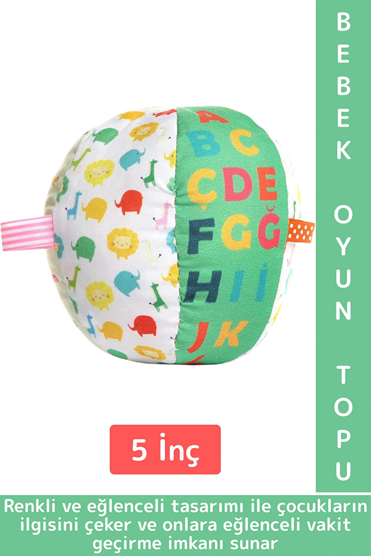 Eğlenceli İlgi Çekici Motor Beceri Koordinasyon Geliştiren Okul Öncesi Çocuk Bebek Eğitici Oyun Topu