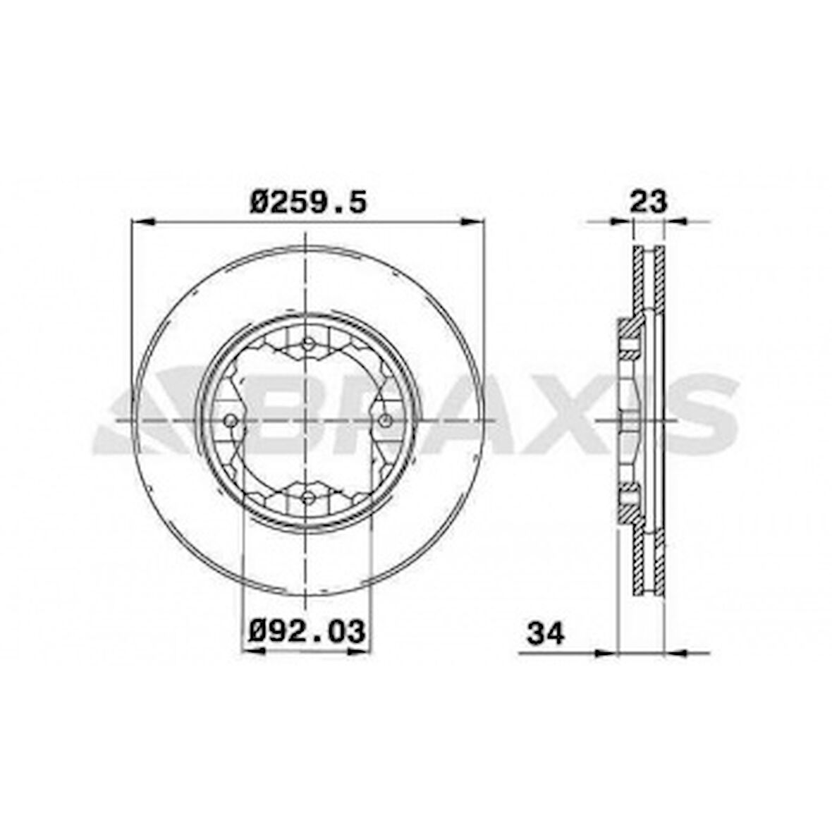 Honda On Fren Aynası Havalı Honda Accord 90-98 CIVIC 95-01 (260x4) - Braxıs Ae0423
