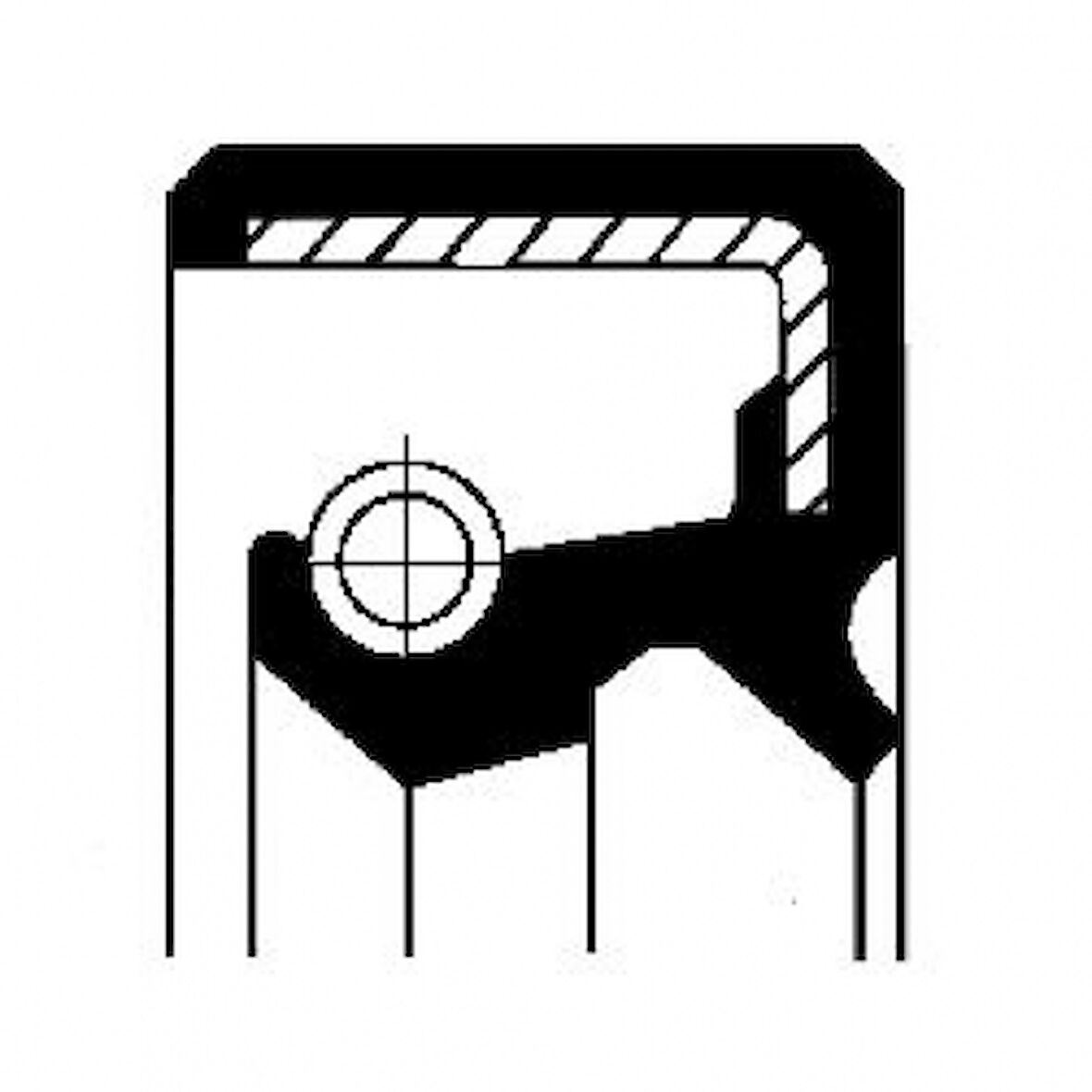 Unıversal (12000519b) Yag Kecesi. Krank MILI Basl 48x65x10 Nbr Carra - Corteco 82000519