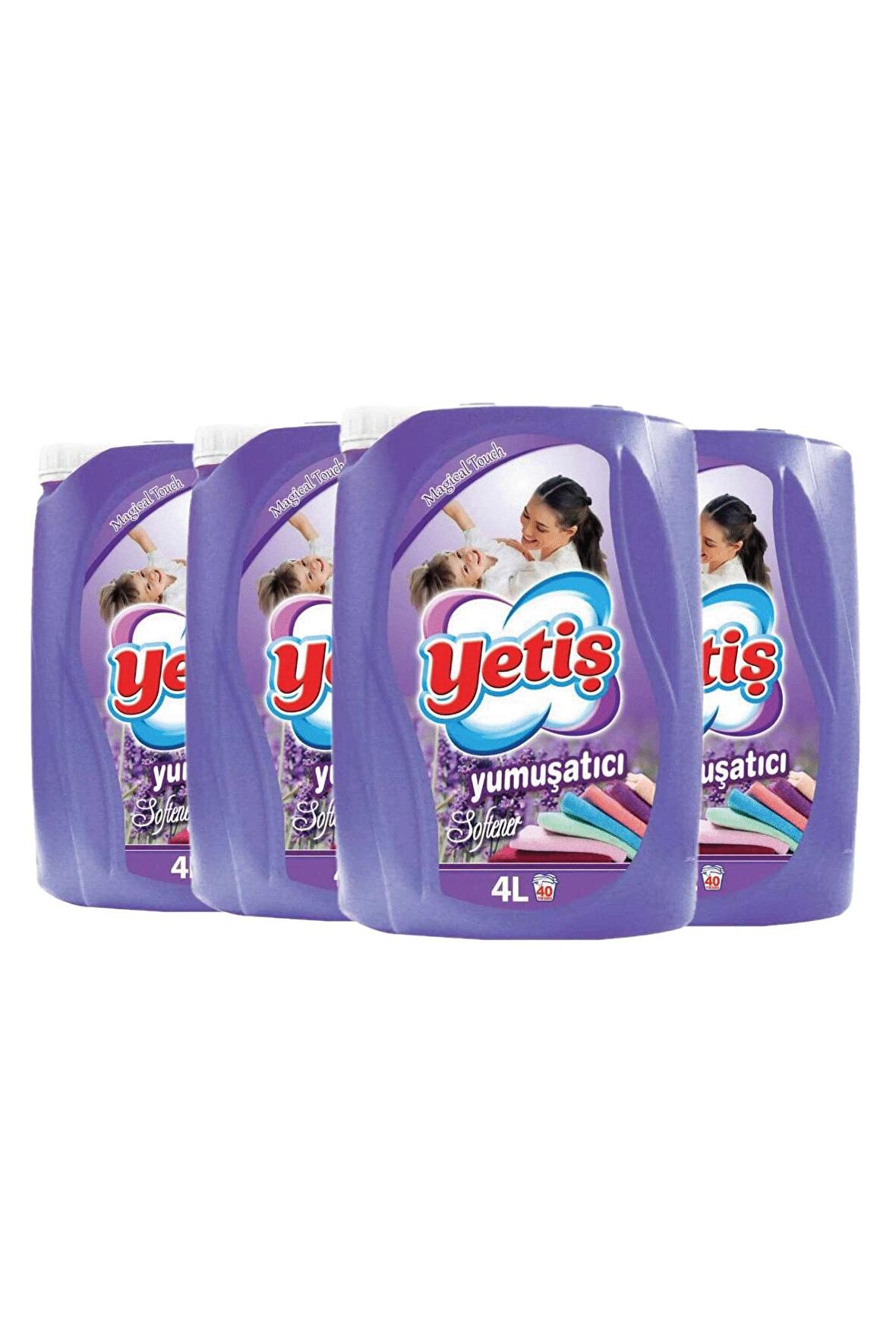 Yetiş Çamaşır Yumuşatıcısı Magical Touch 4 L - 4 Lü Paket