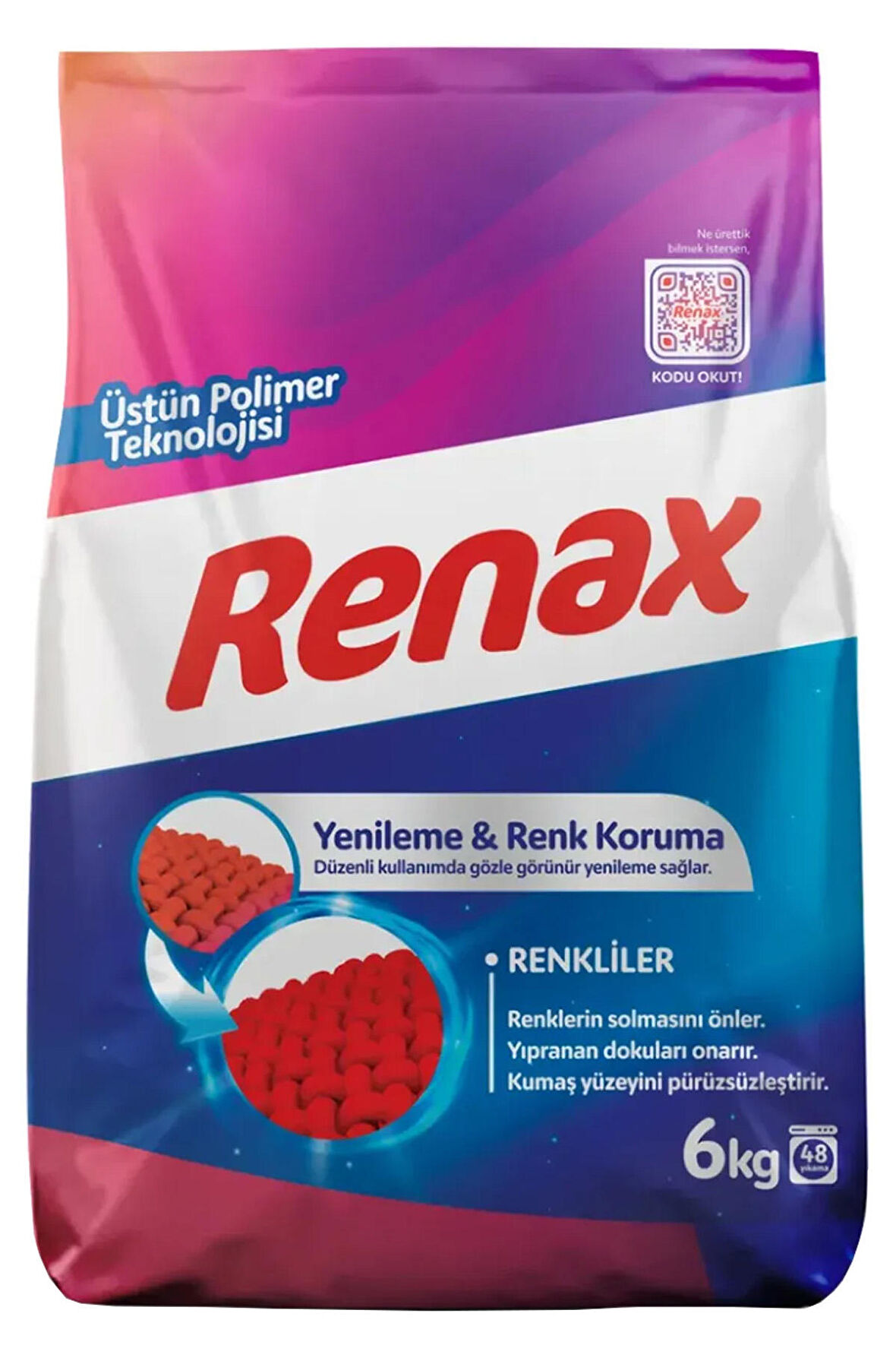 Renax Çamaşır Makinesi Deterjanı Renkliler 6 kg