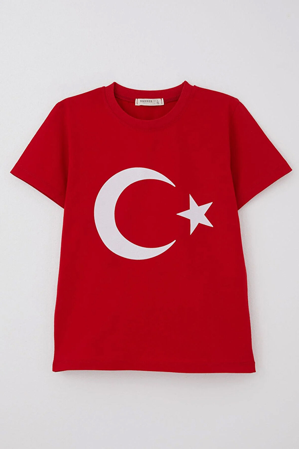 Breeze Çocuk Tisört Türk Bayrakli Kirmizi 8-14 Yaş, Kırmızı