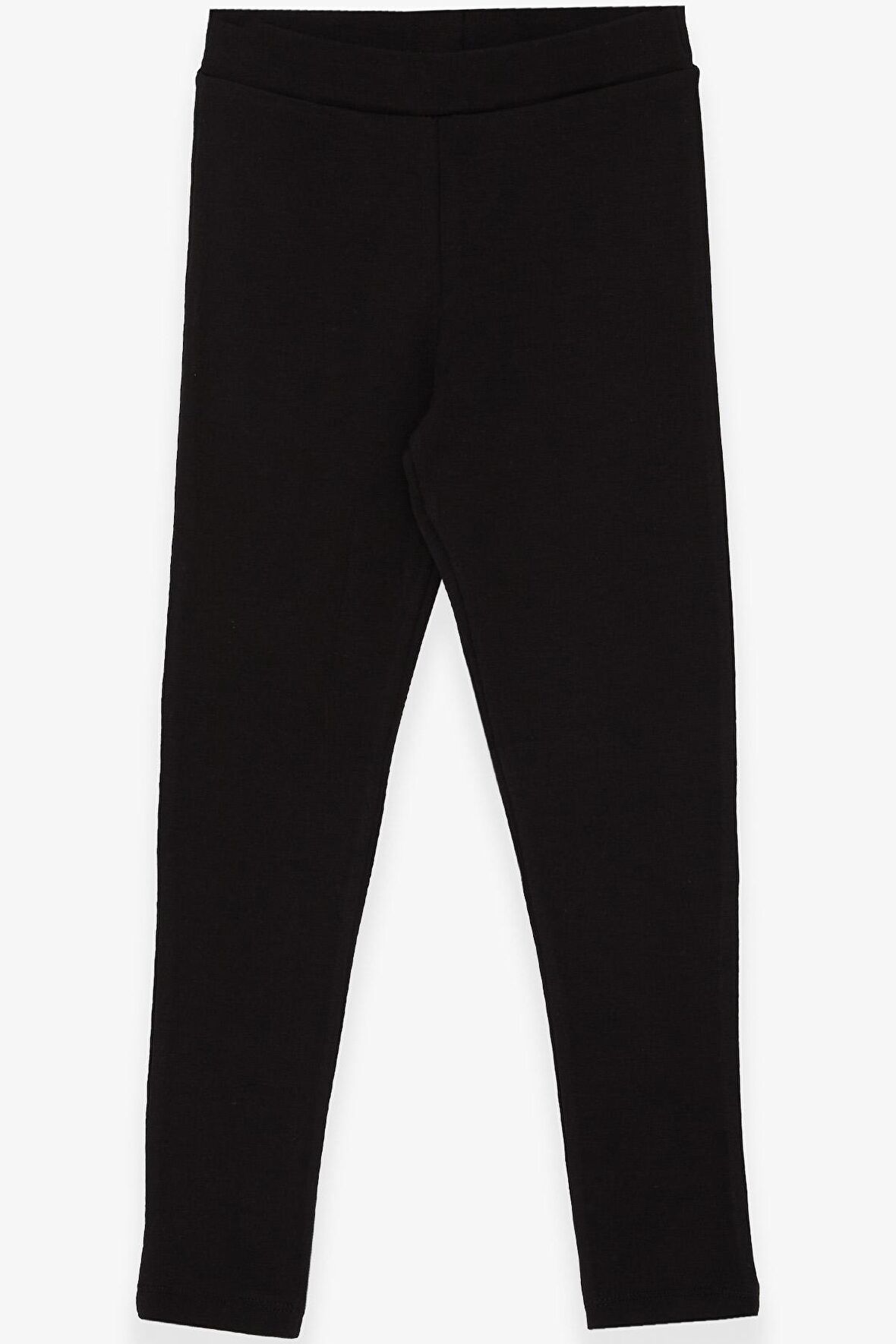 Breeze Kız Çocuk Tayt Basic 8-14 Yaş, Siyah