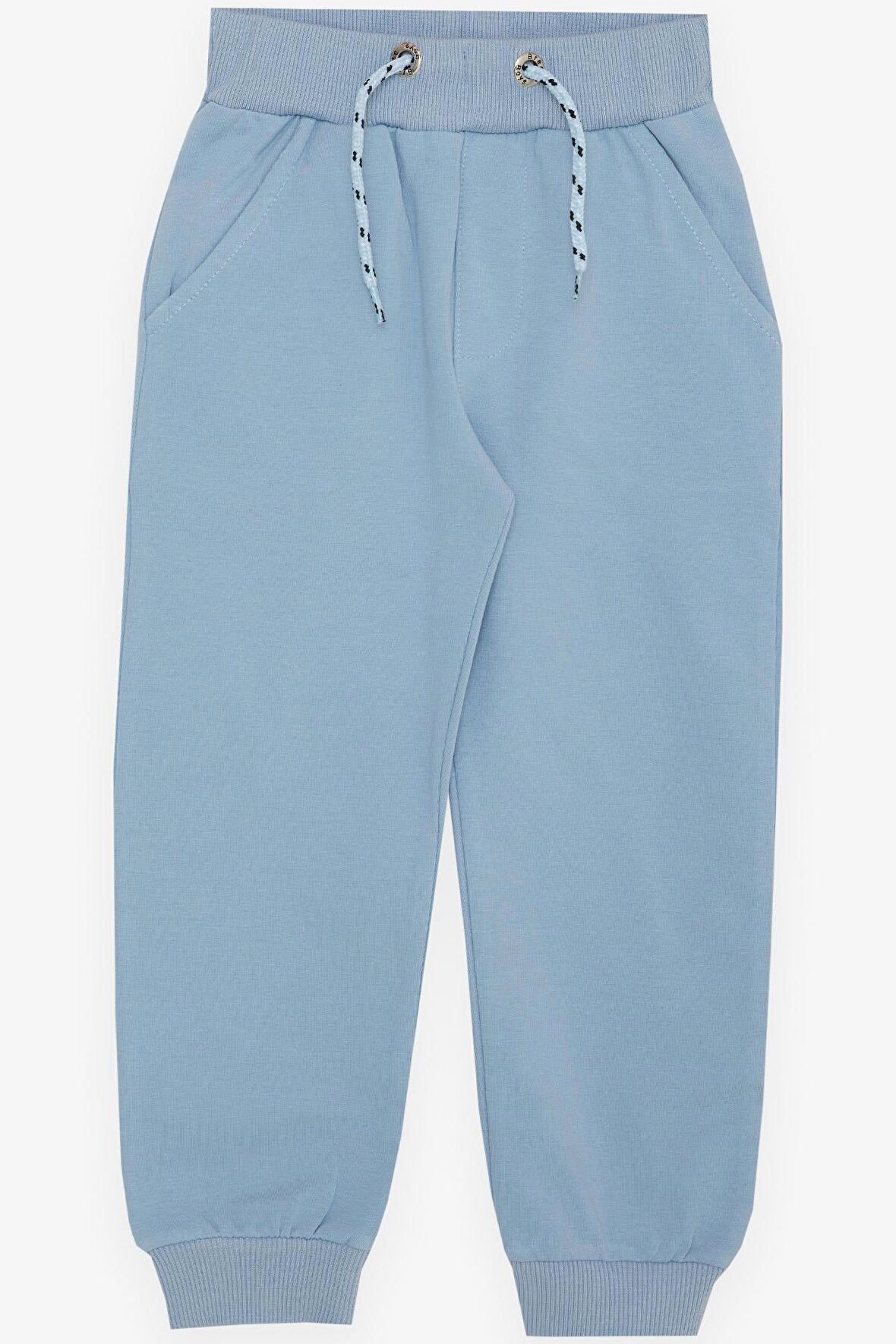 BREEZE GİRLS & BOYS Erkek Çocuk Eşofman Altı Cepli 3-8 Yaş, Açık Mavi