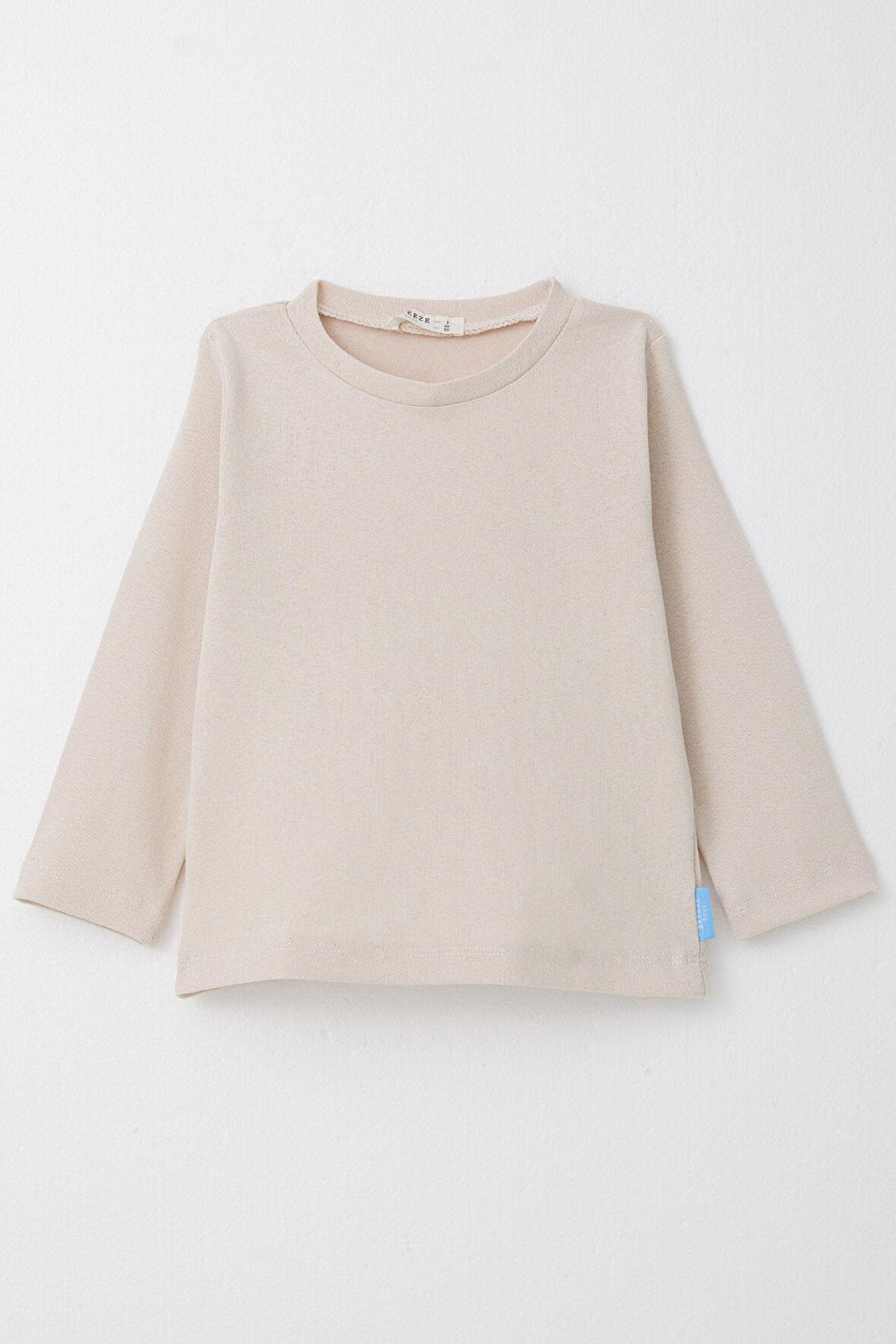Breeze Erkek Çocuk Uzun Kollu Tişört Basic 1-4 Yaş, Bej