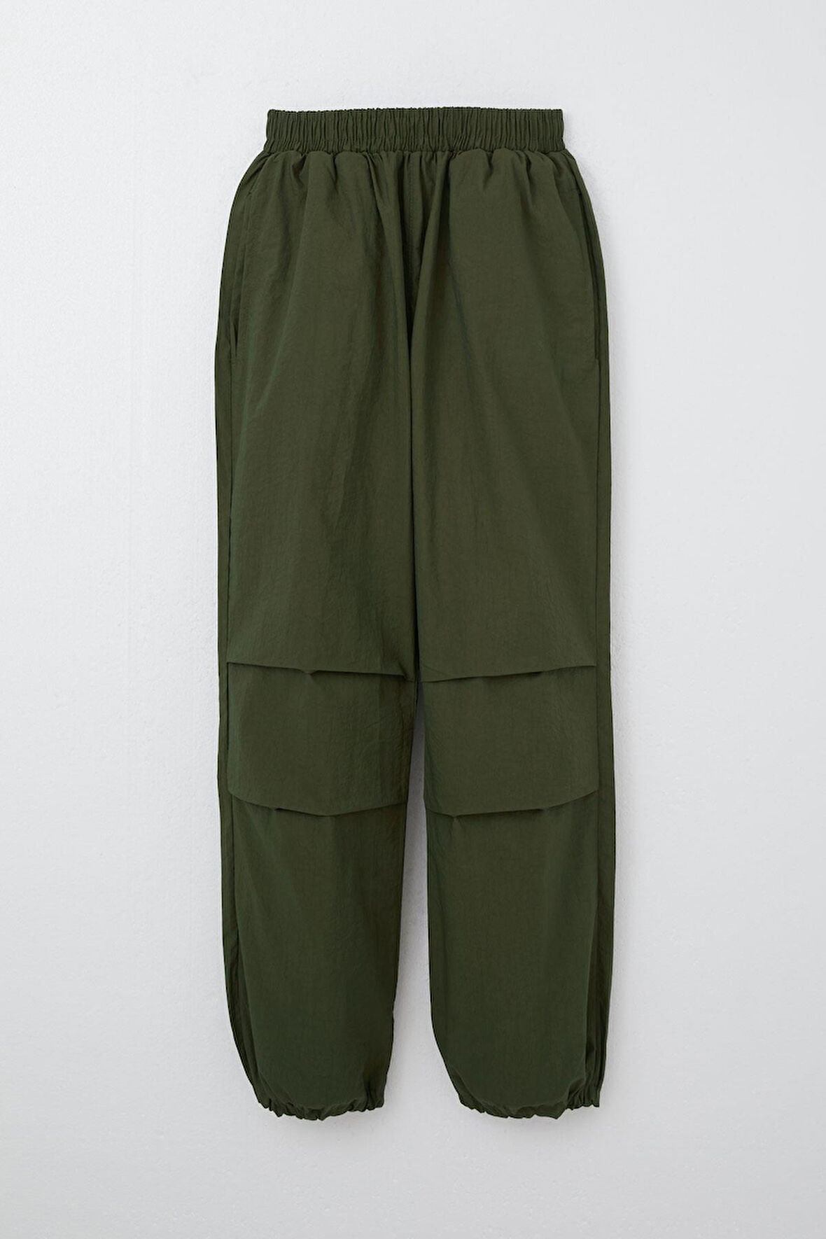 Breeze Kız Çocuk Paraşüt Jogger Paça Pantolon 6-12 Yaş, Haki Yeşil