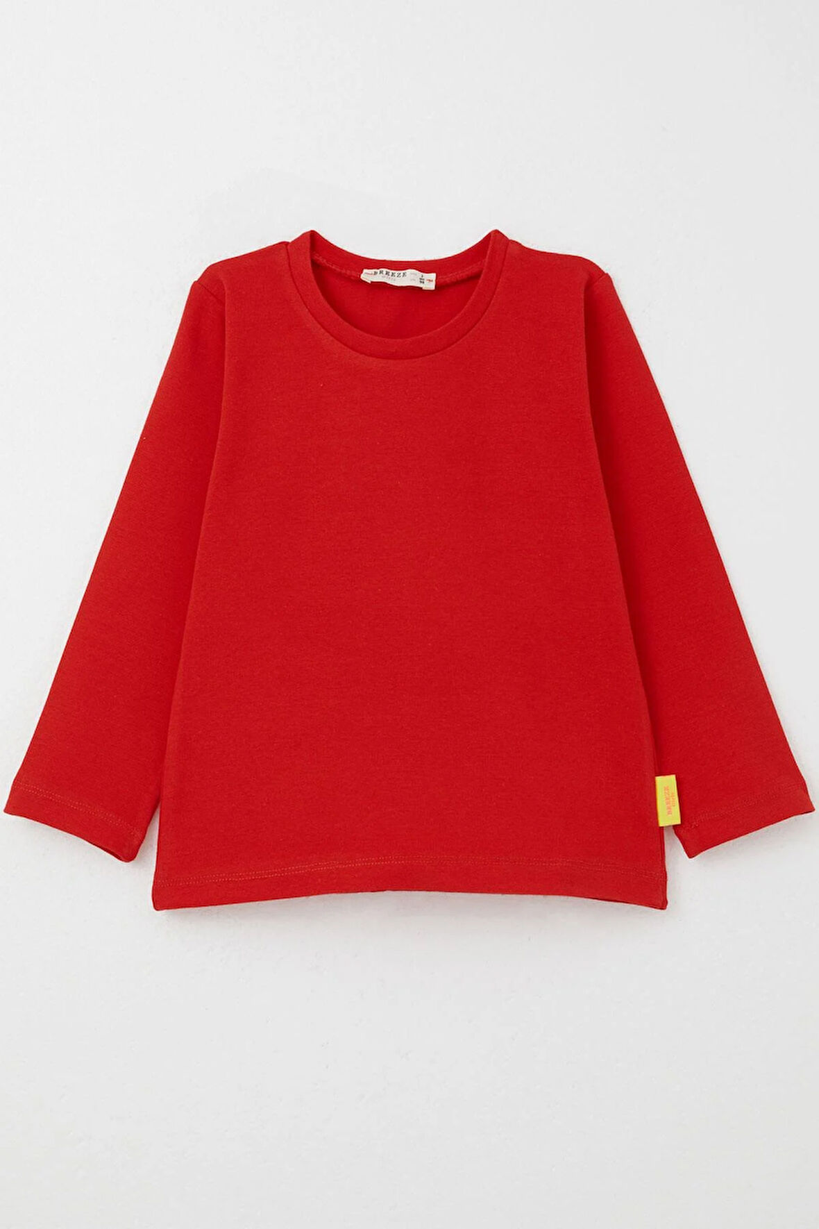 Breeze Kız Bebek Uzun Kollu Tişört Basic 9 Ay-3 Yaş, Kırmızı