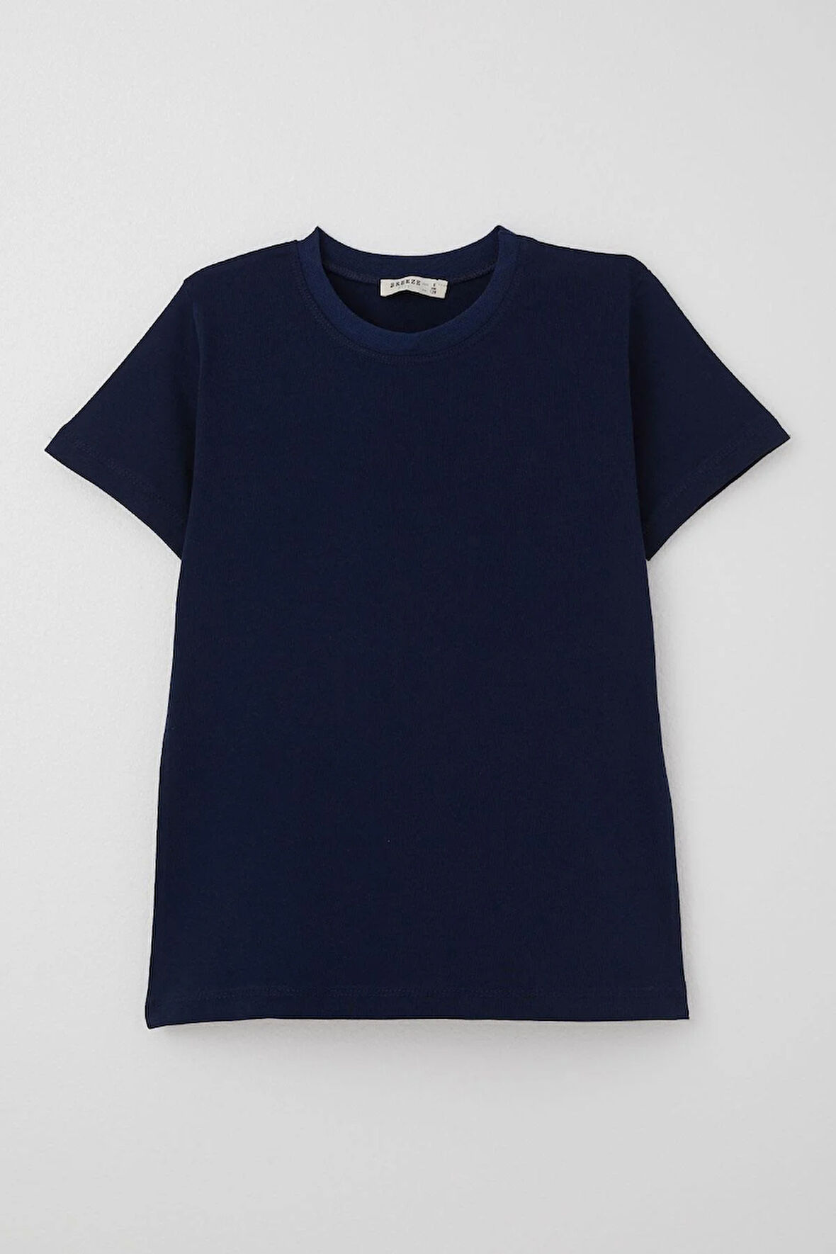 Breeze Erkek Çocuk Tişört Basic 4-14 Yaş, Lacivert