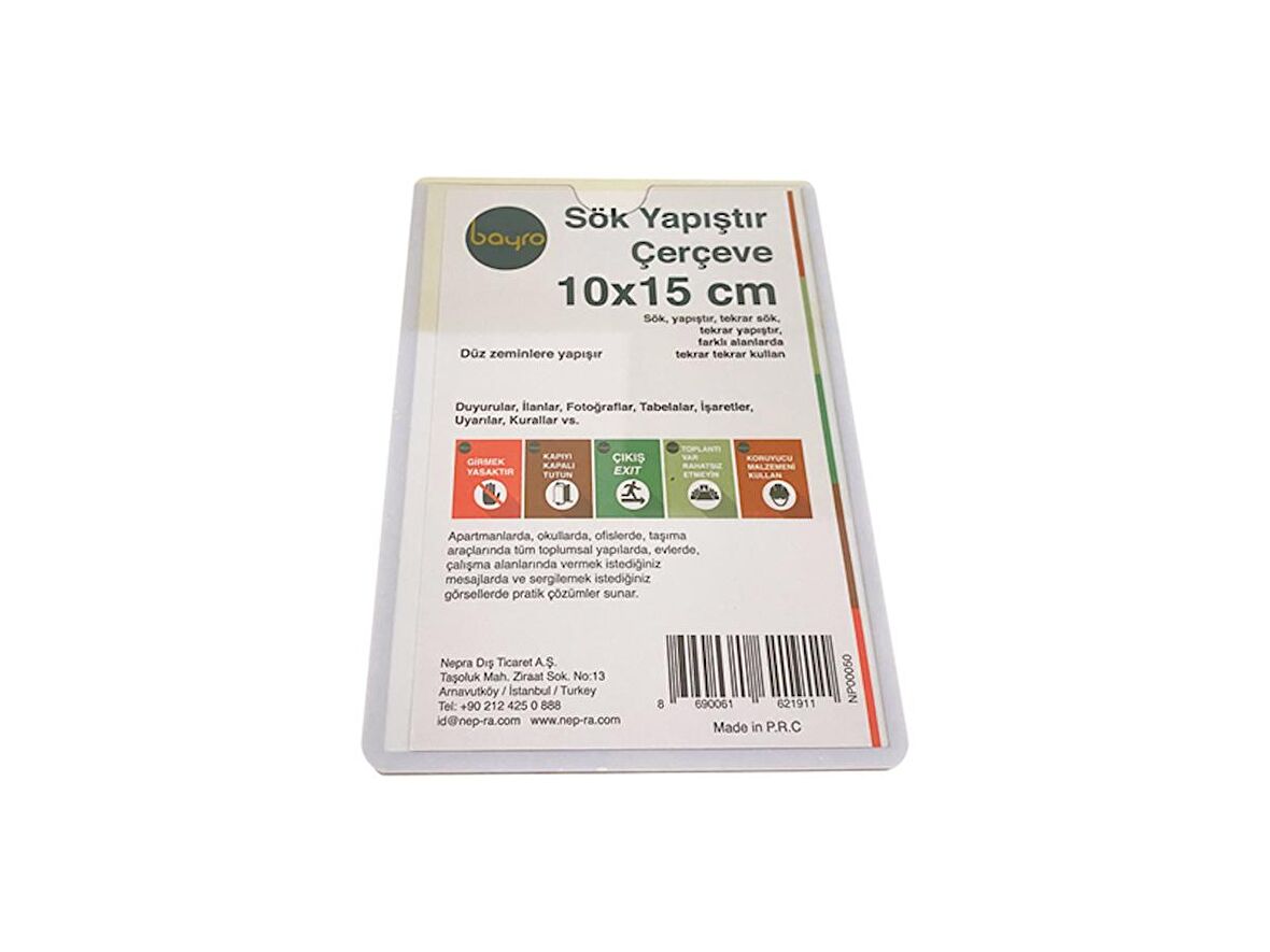 SÖK YAPIŞTIR ÇERÇEVE (10X15) (NP00046) YATAY