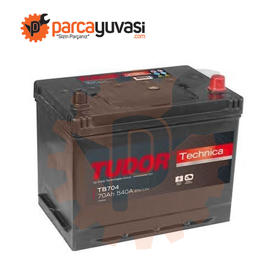 Aku Aku 12v 70 Ah 540a D26 (270×173×222) Asya - Tudor Tb704