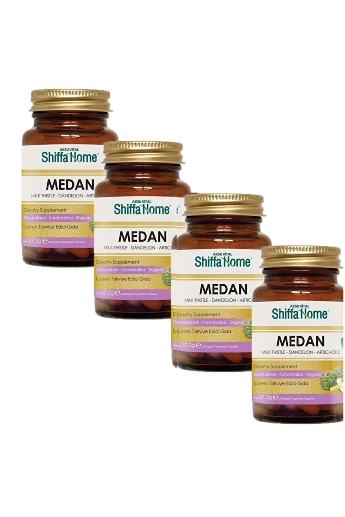 Shiffa Home 4 Adet Medan Kapsül 60 Kapsül X 620mg