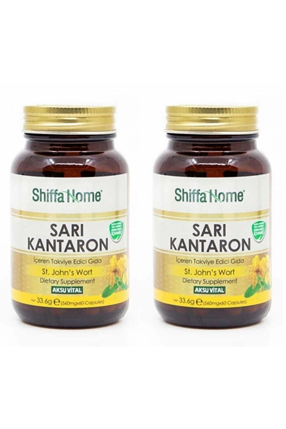 Sarı Kantaron 560 Mg 60 Kapsül  2 Adet