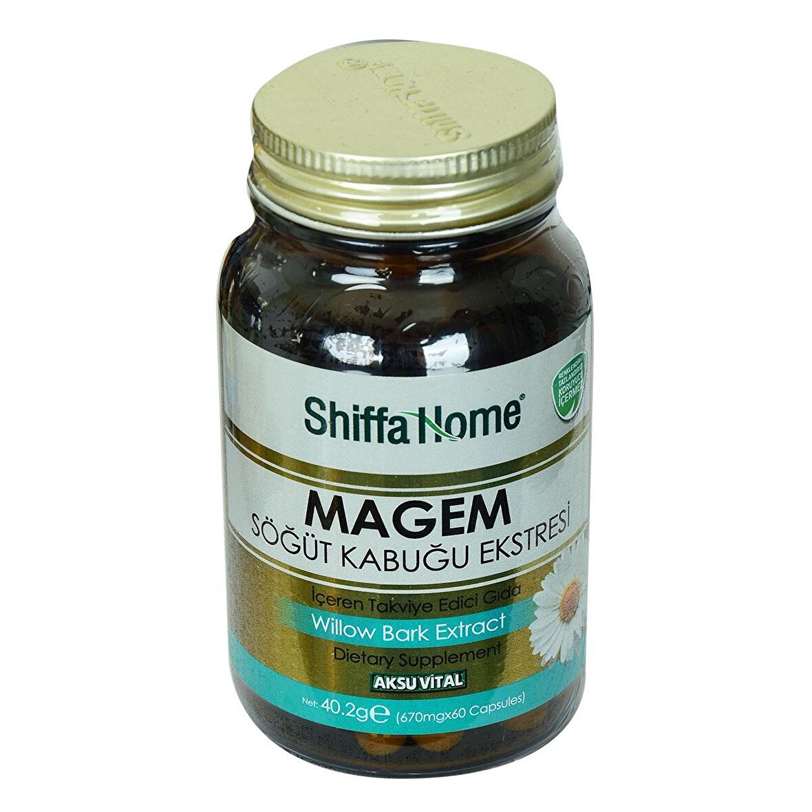 Aksuvital Shiffa Home Magem Söğüt Kabuğu Ekstresi 670 Mg x 60 Kapsül