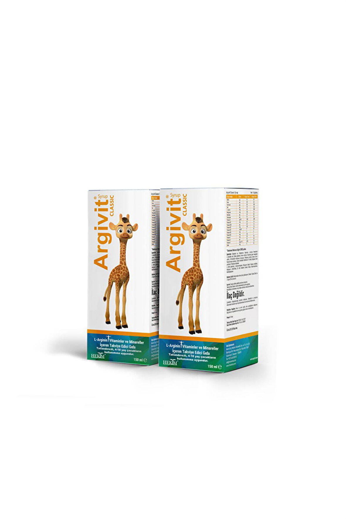 Argivit Classic 150ml Şurup 2 Adet