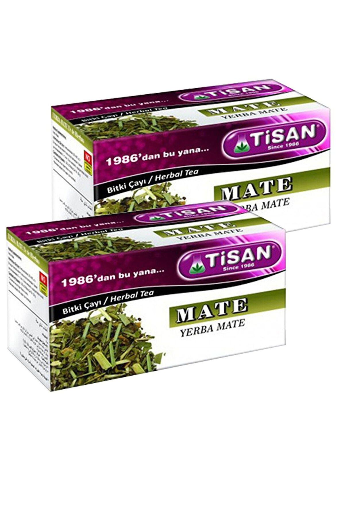 2 Kutu Mate Çayı Sallama Bitki Çayı Bardak Poşet Çay Mate Bitkisi Çay 2 Pkt.