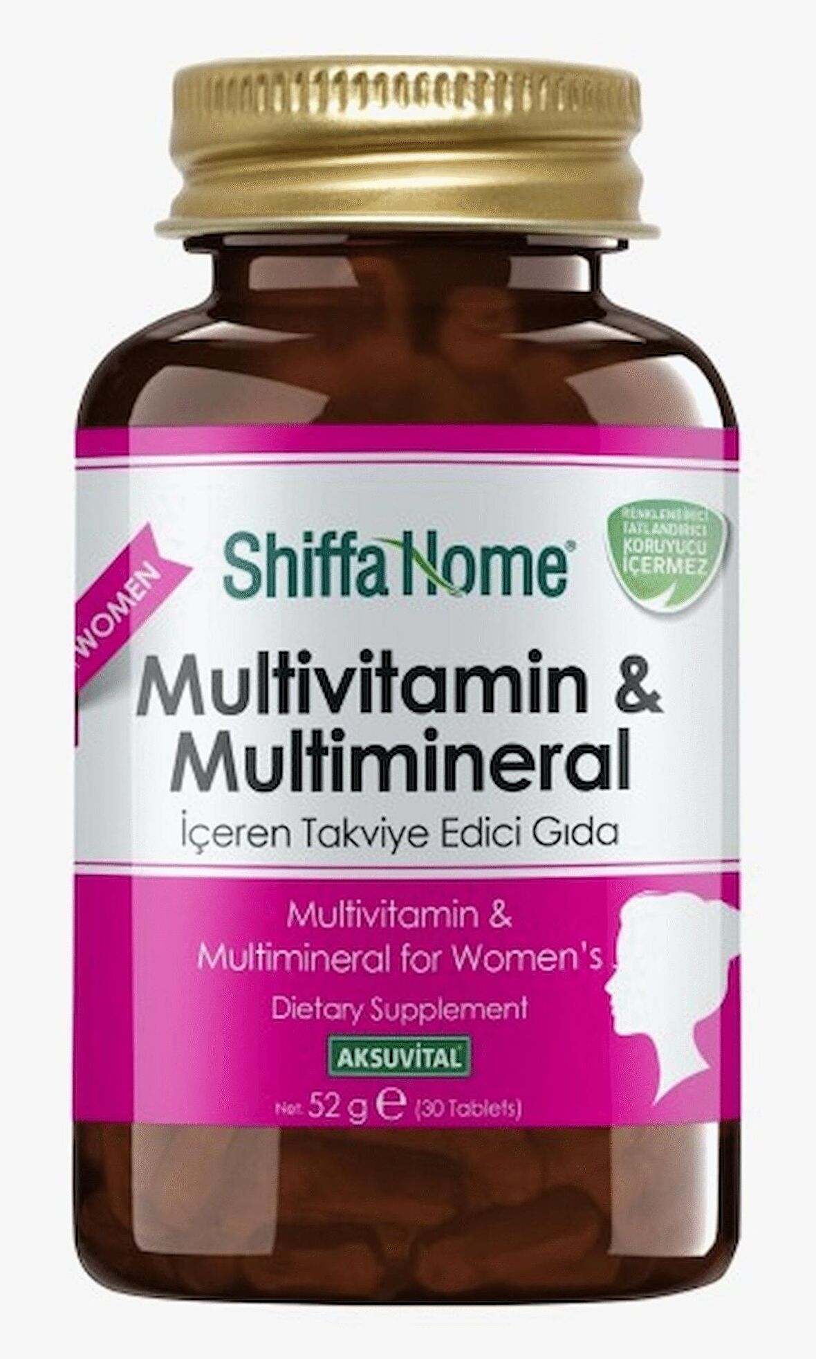 MULTİVİTAMİN & MULTİMİNERAL - KADIN - 1760 MG X 30 TABLET