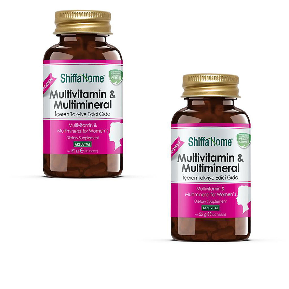 Multivitamin & Multimineral Kadın 1760 Mg 30 Tablet (2 Adet)