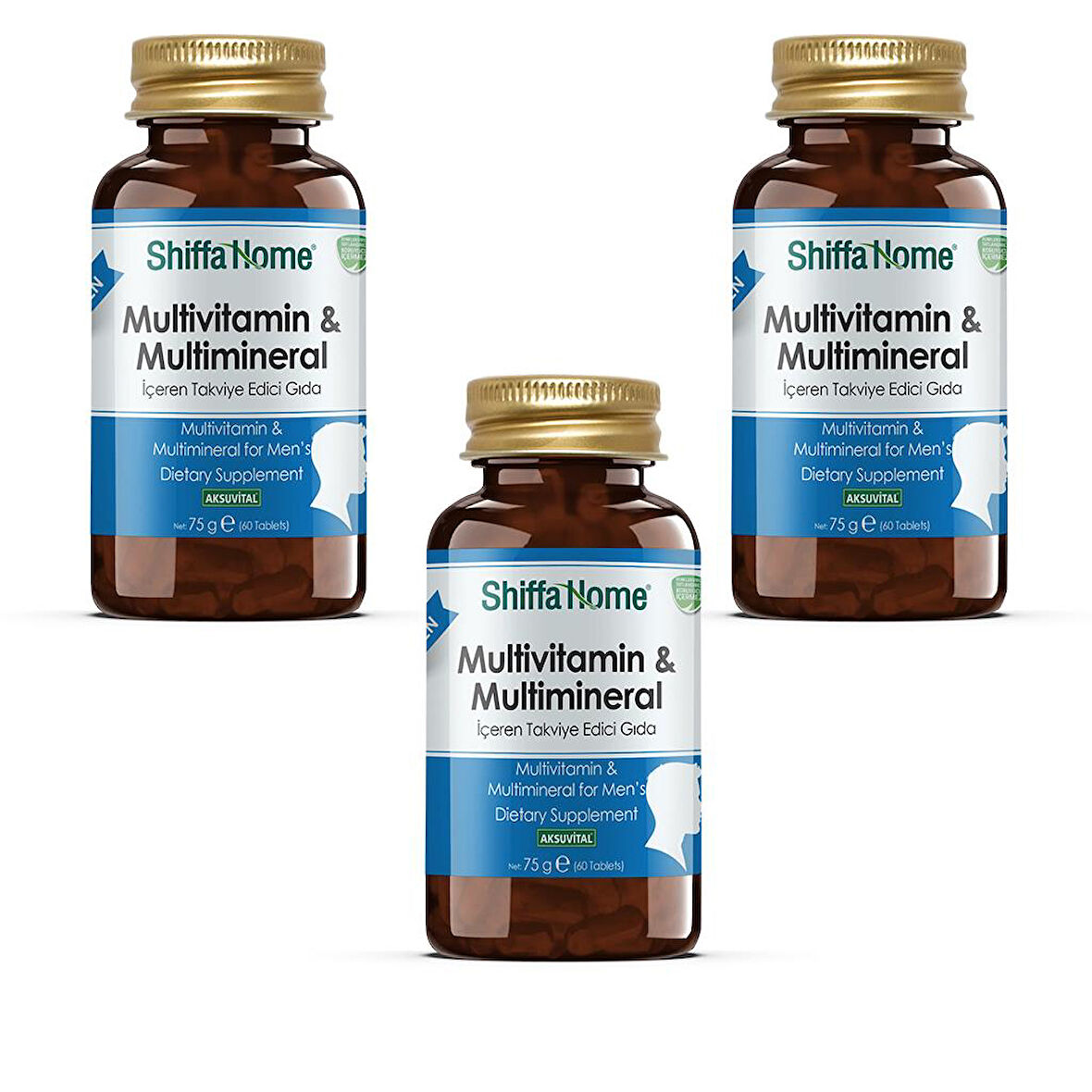 Multivitamin & Multimineral Erkek 1260 mg  60 Tablet (3 Adet)