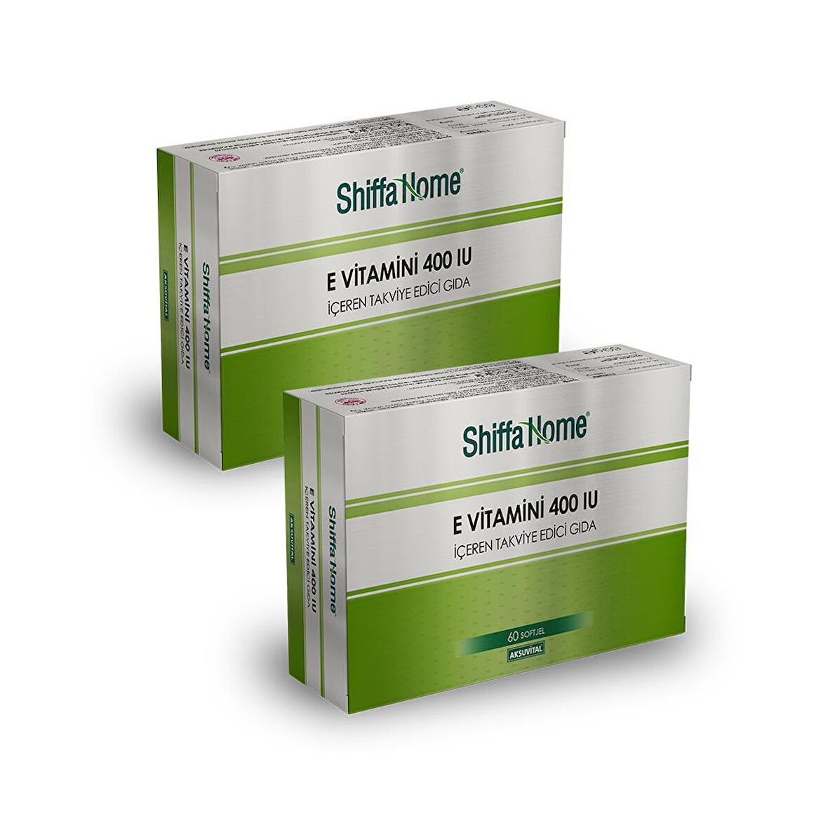 E Vitamini 400 IU 700 mg X 60 Softgel (2 Adet)