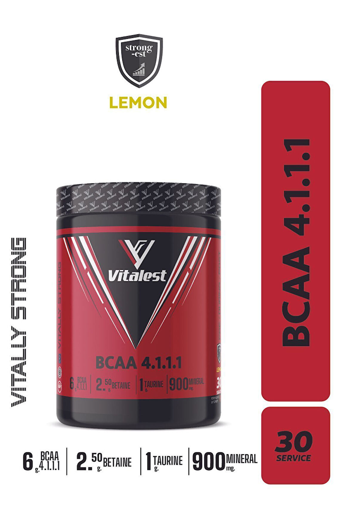 Bcaa 4.1.1 Platinium 444gr. - Limon Aromalı