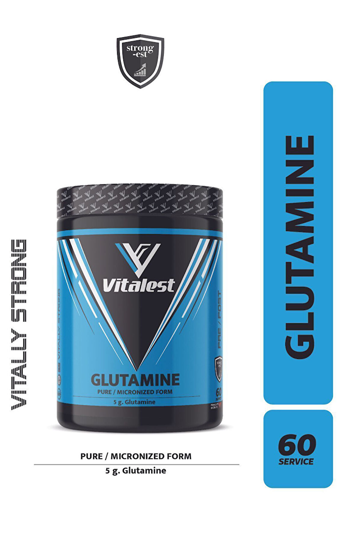 Glutamin Pure / Micronized Form 300 Gr.