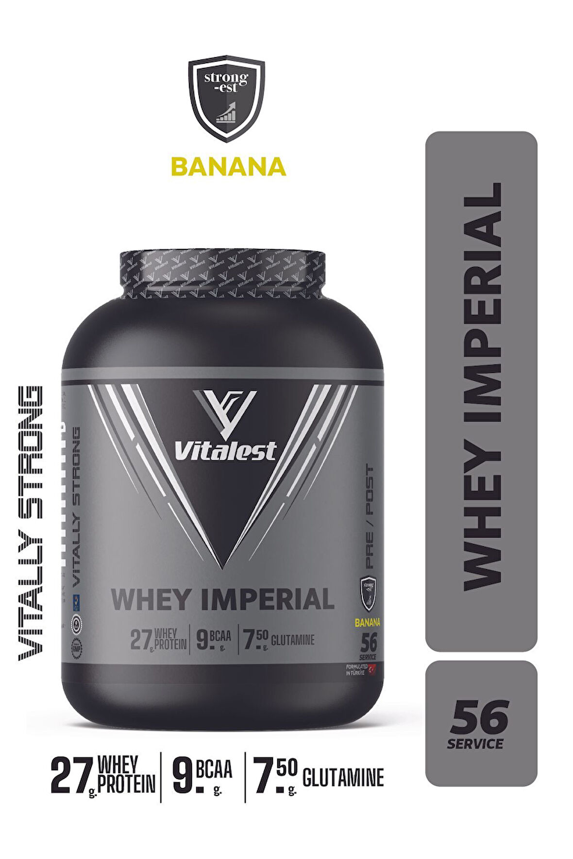 Whey Impreal 2128 Gr. Muz Aromalı Protein Tozu