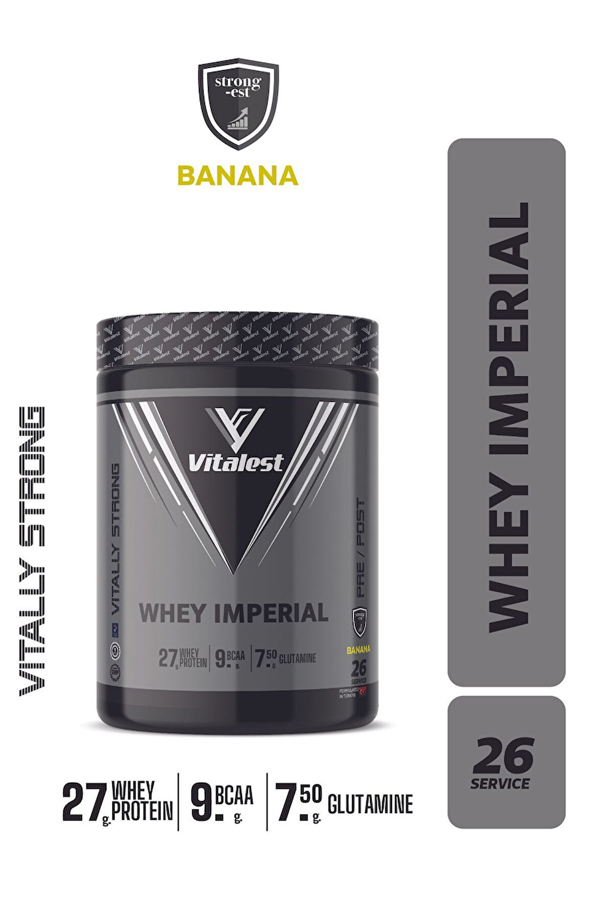 Whey Impreal - 988 Gr. Muz Aromalı Protein Tozu
