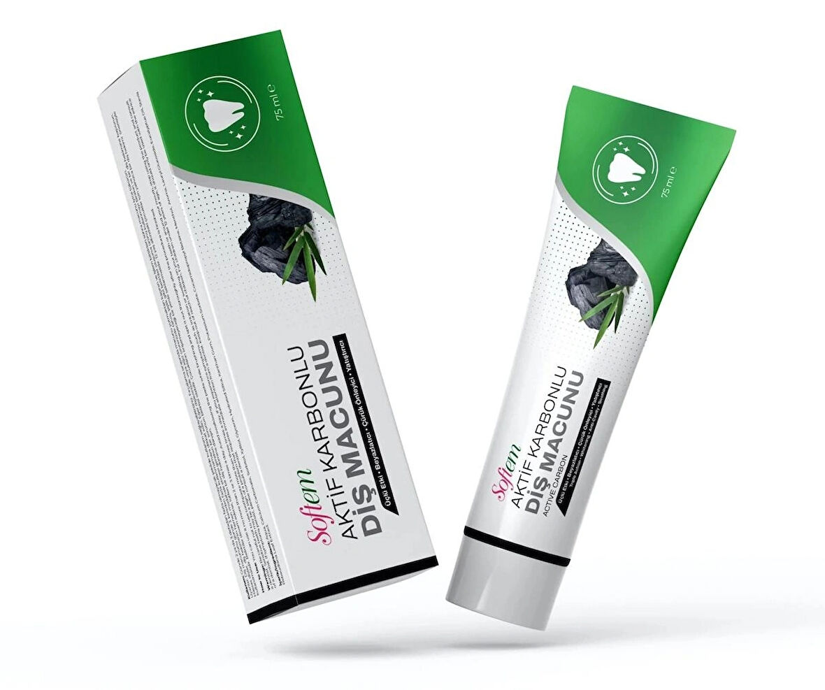 SOFTEM AKTİF KARBONLU DİŞ MACUNU 75 ML