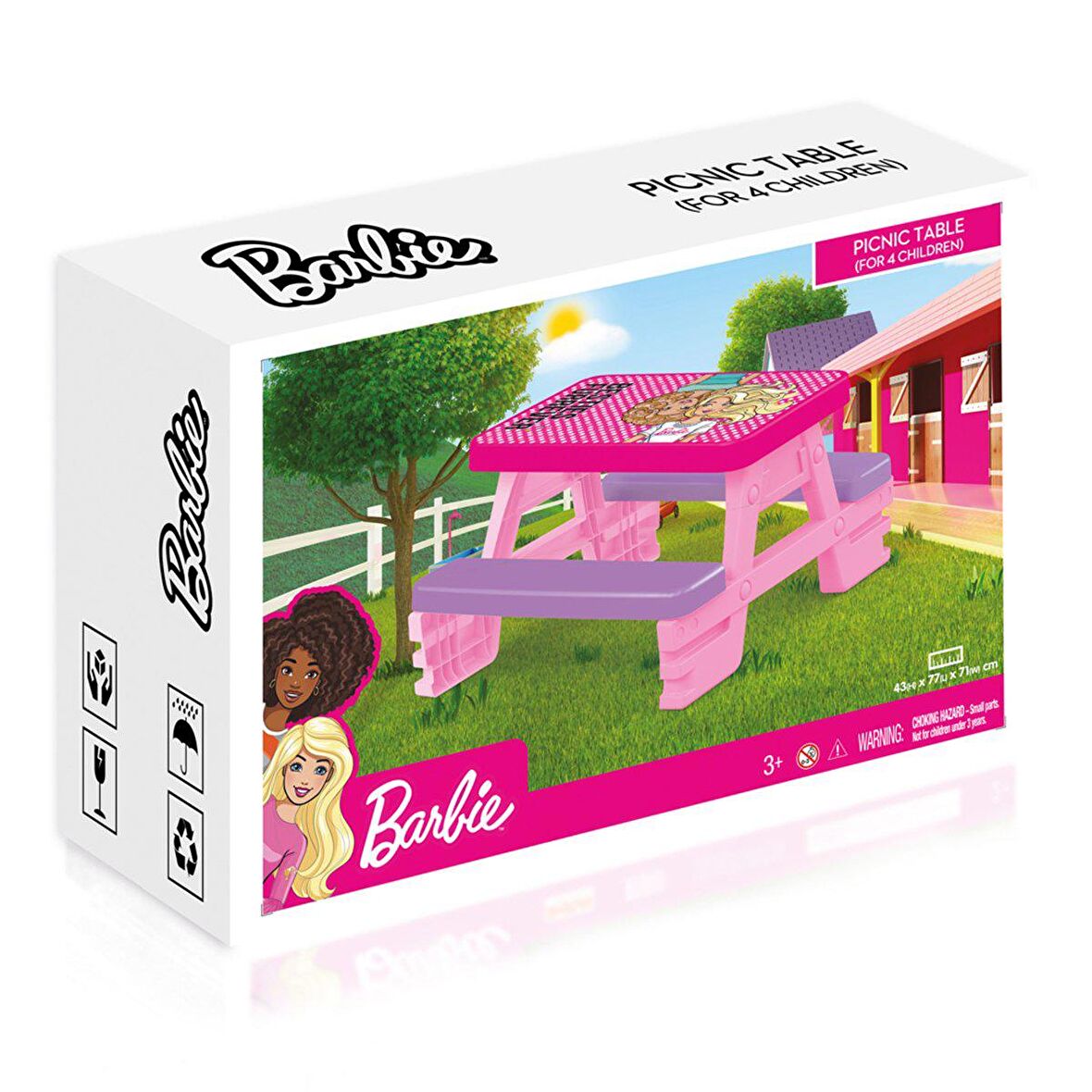 1608 Dolu Barbie Piknik Masası