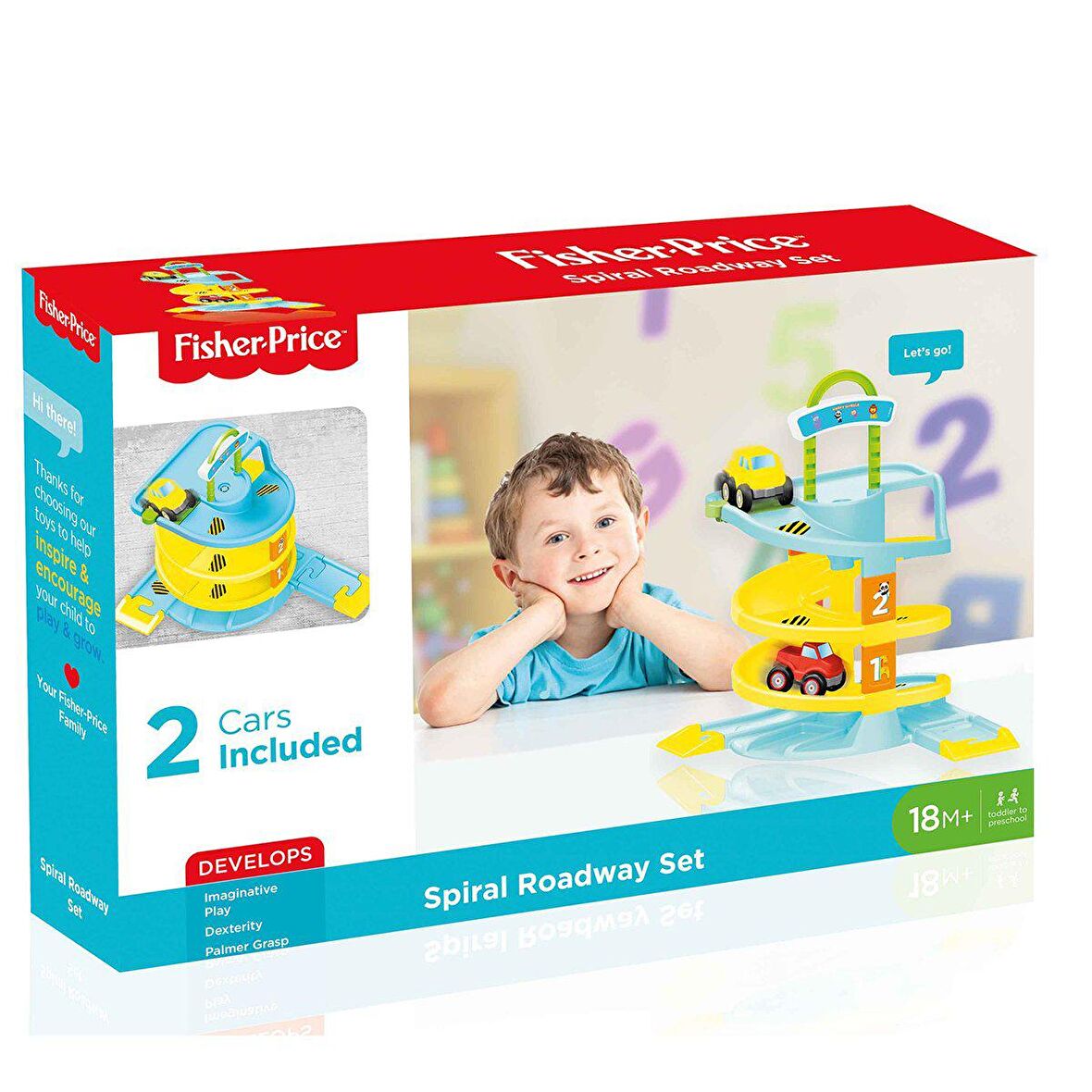 1826 Fisher Price Spiral Yol Seti