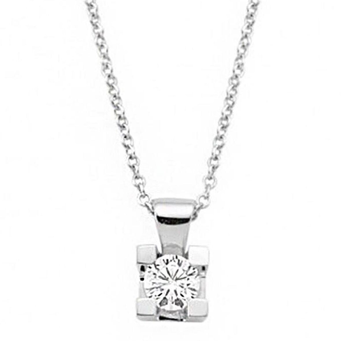 0.10ct Karat E-F vs Pırlanta Tektaş Kolye