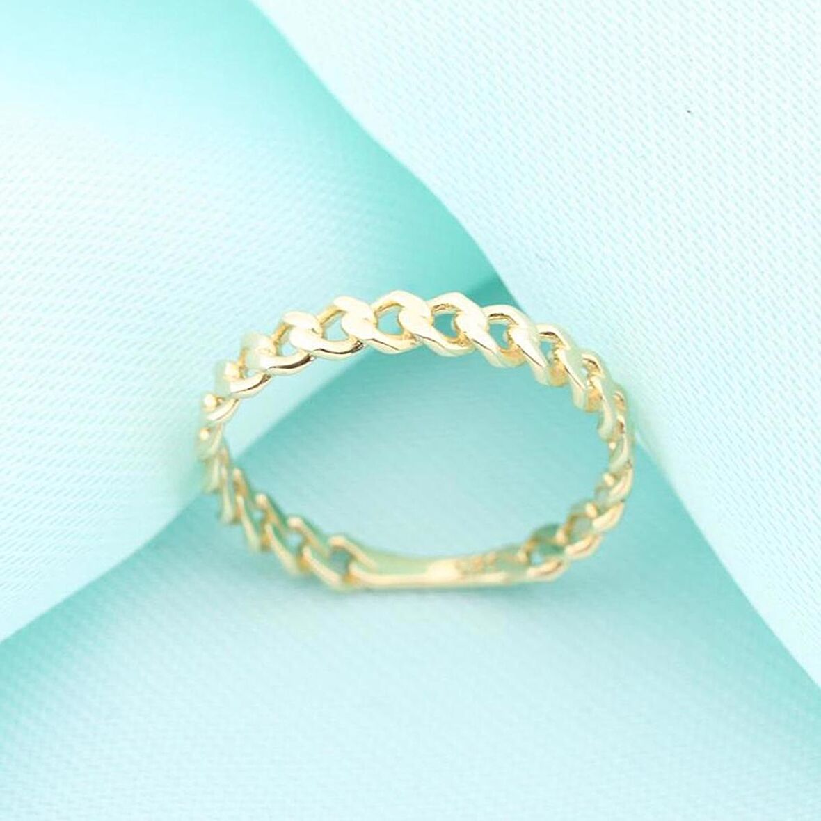 14K Altın Gurmet Desen Chocolate Yüzük 4Y28099