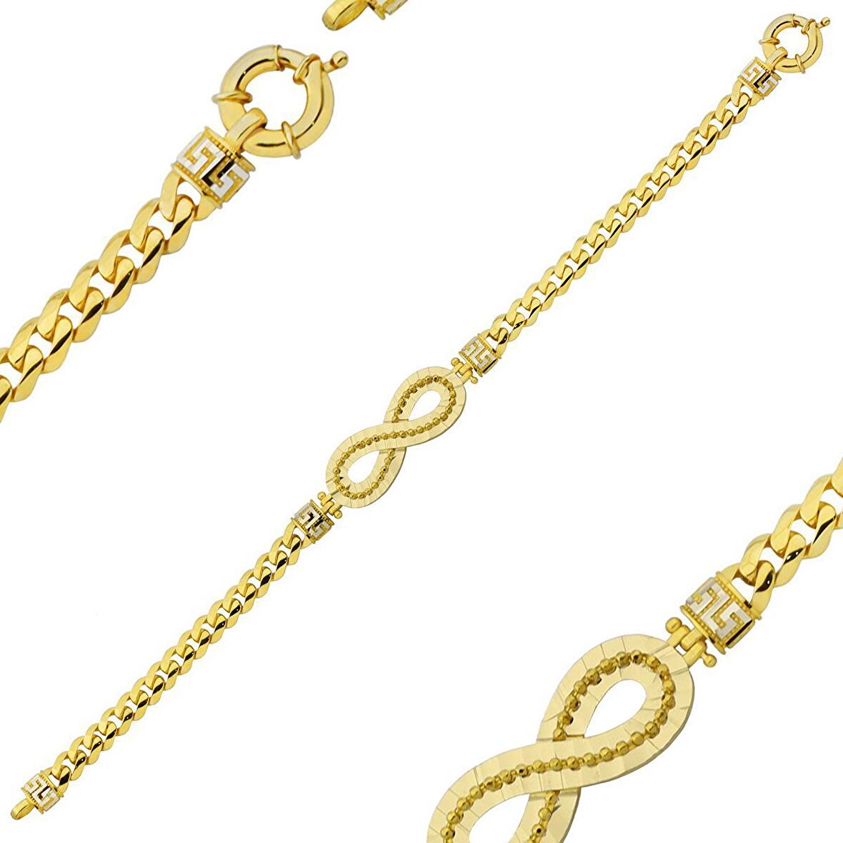 Altın Sonsuzluk Bileklik