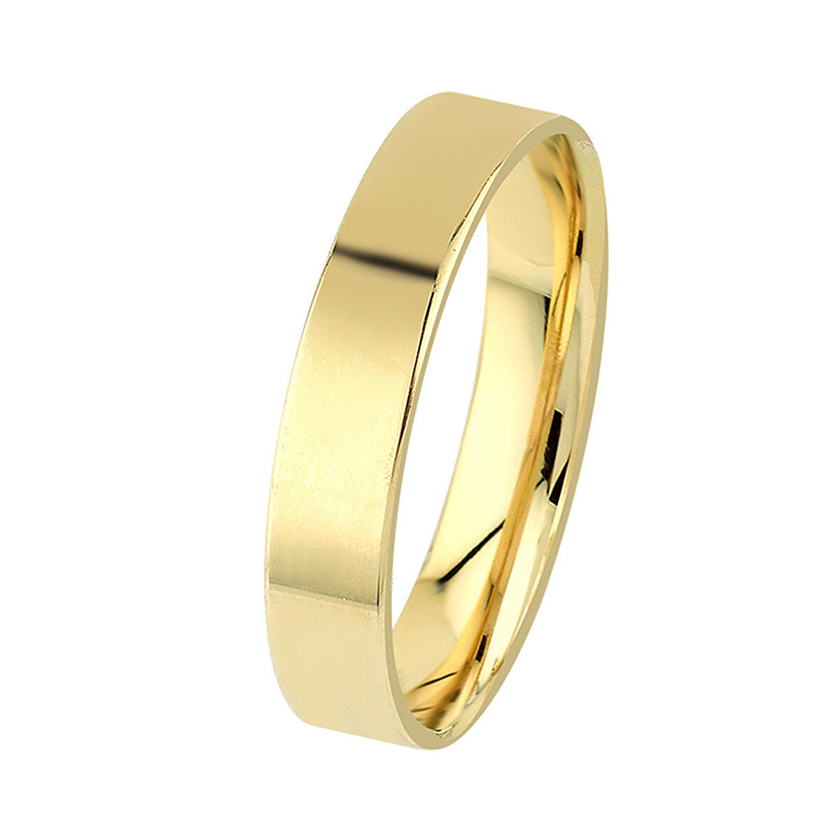 Erkek 4.5mm Kibrit Çöpü Altın Alyans