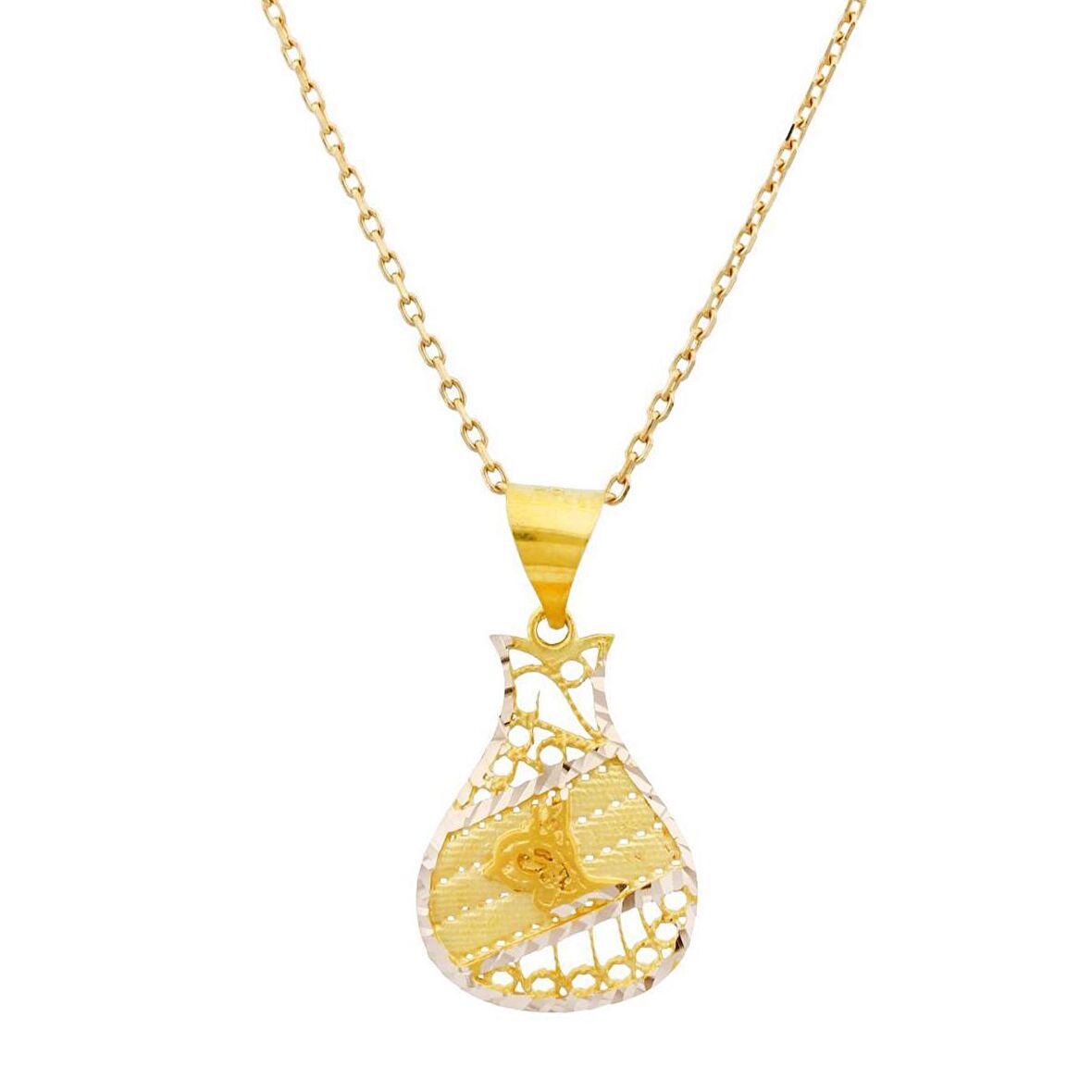 Lale Altın Tuğra Kolye