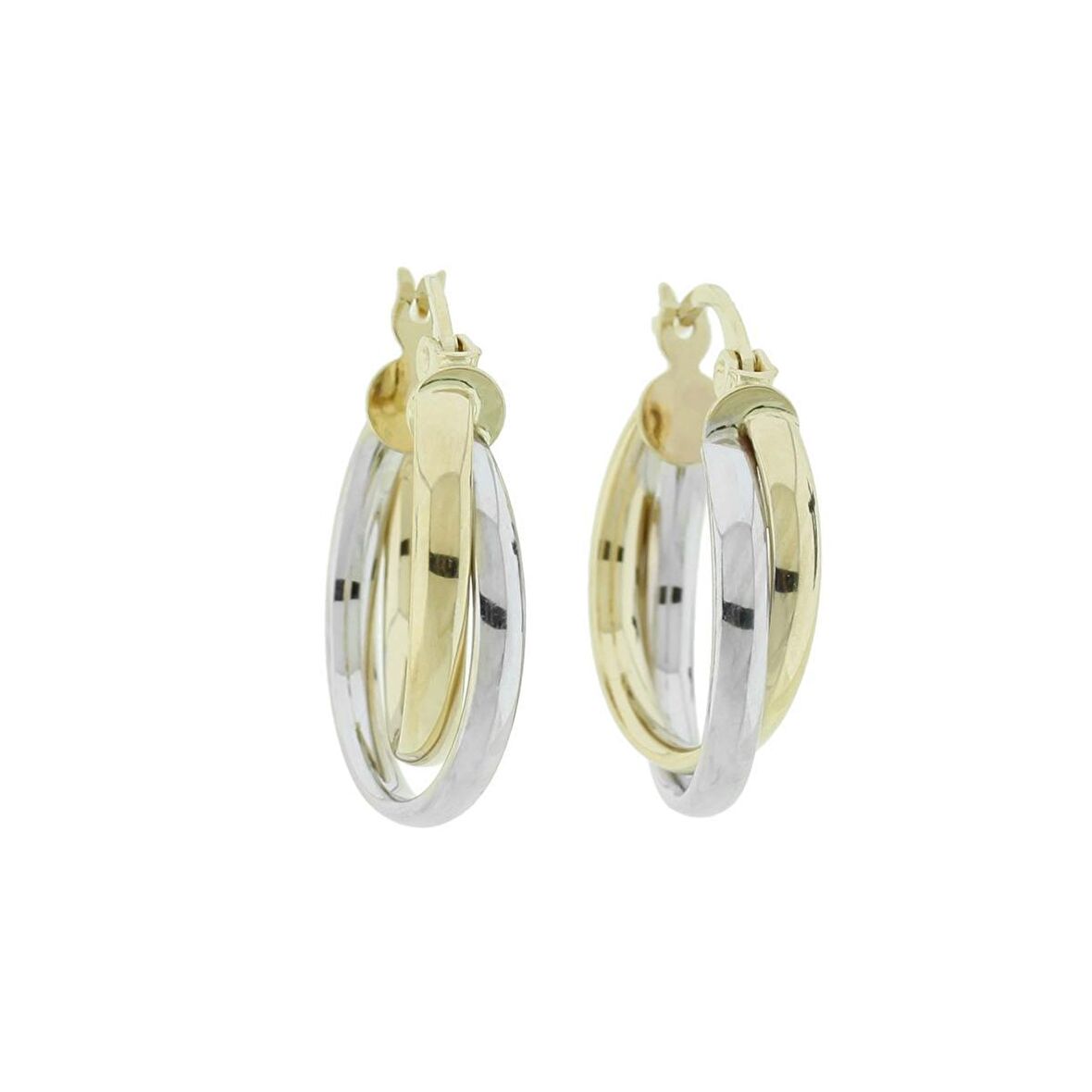 14 Ayar Altın Halka Küpe 