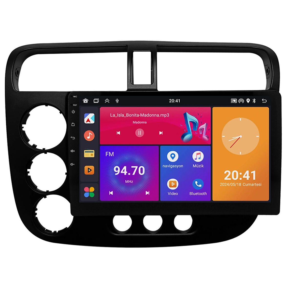 Honda Civic VTEC 2 Android Multimedya Sistemi CRV4792XP