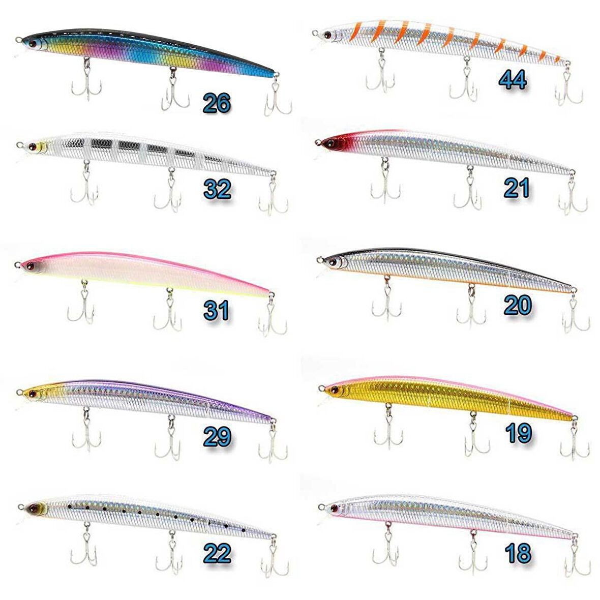 Kendo Seabass Minnow 19.7Gr 145MM Floating Suni Yem 11