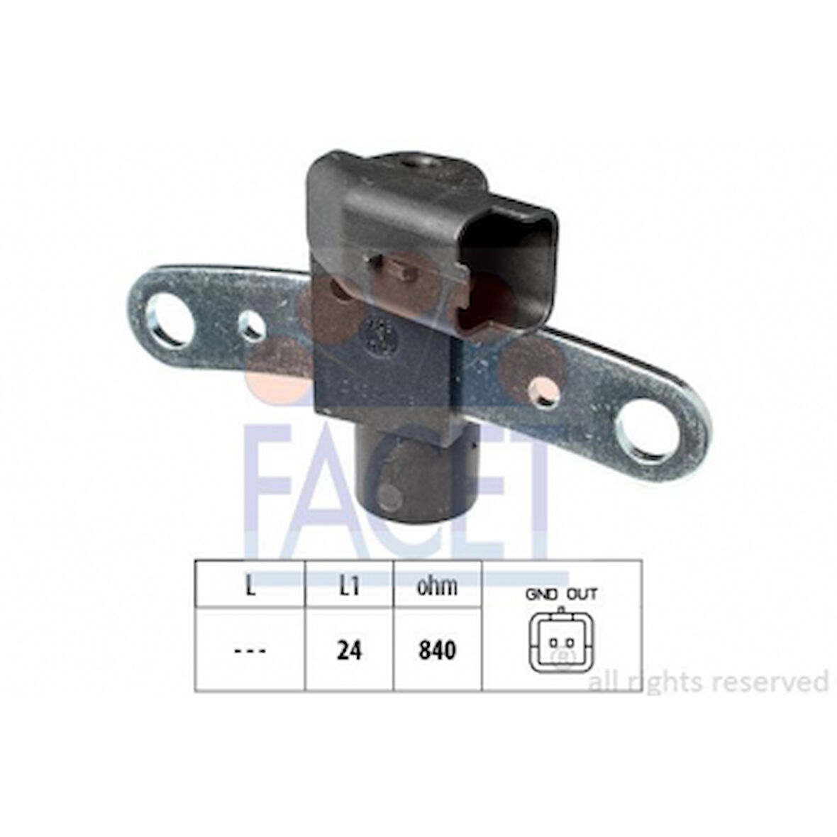 Renault Krank MIL Sensoru Clio III Megane II Modus Scenic Logan 1.5dci K9k - Facet 9.0600