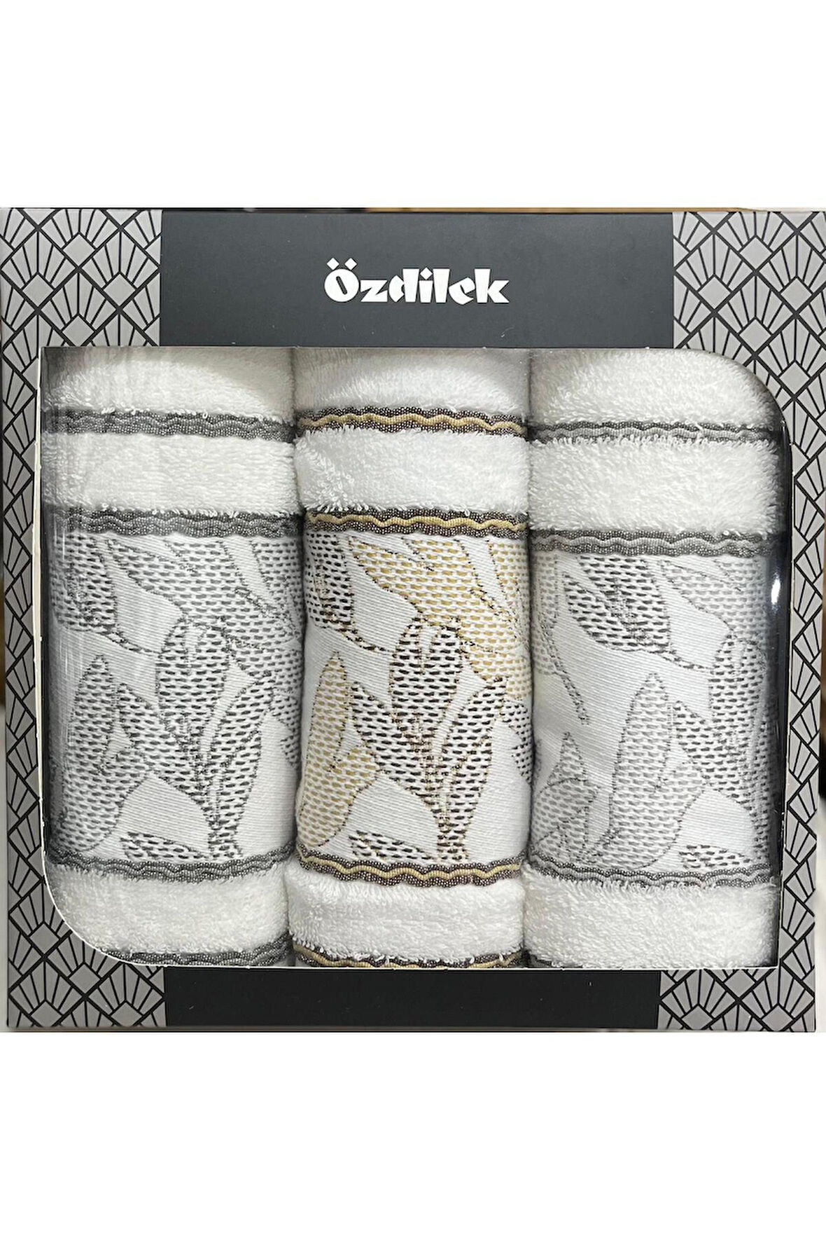 Özdilek Frunde Renkli 3'lü Kutulu Havlu