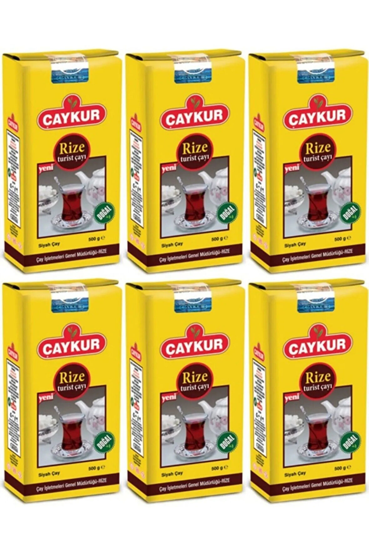 Rize Turist Çay 500 Gr X 6 Paket