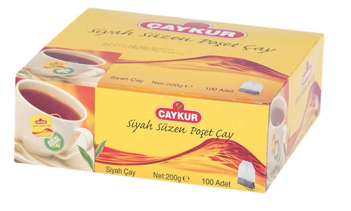 Çaykur Bardak Poşet Siyah Çay 200 gr 100'lü 